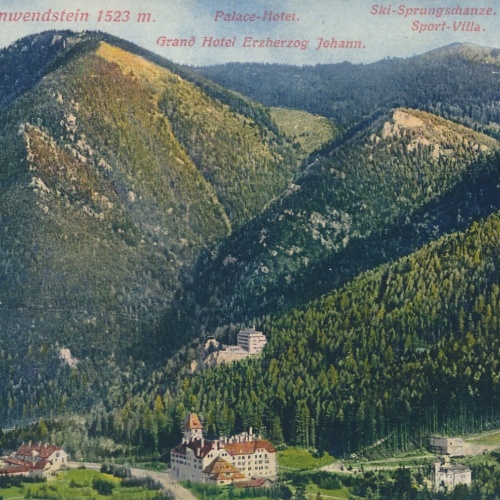 AK, Sonnwendstein, Grand Hotel Erzherzog Johann, Semmering (S807)
