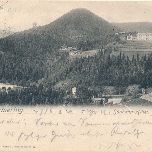 AK, Südbahn-Hotel, Niederösterreich, Semmering (S808)