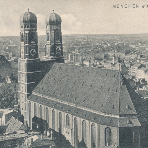 AK, München mit Frauenkirche, Bayern (S756)
