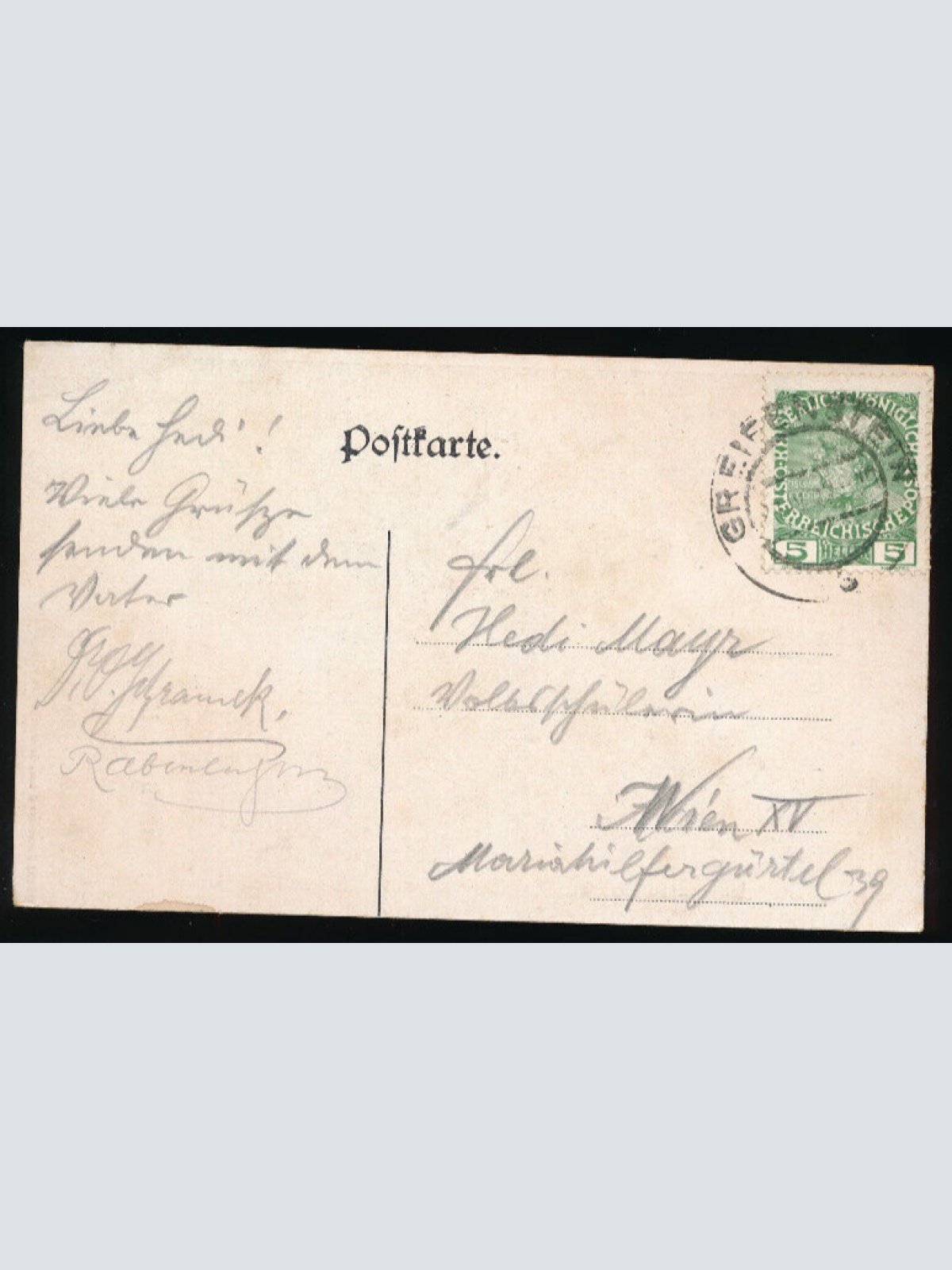 AK gruß aus Hadersfeld Niederösterreich (4759)