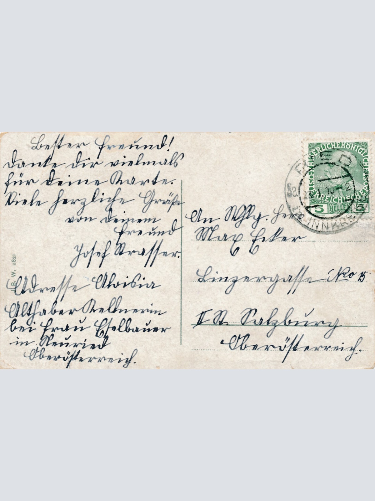 AK, Oberösterreich, Wels, Total Ansicht (S748)