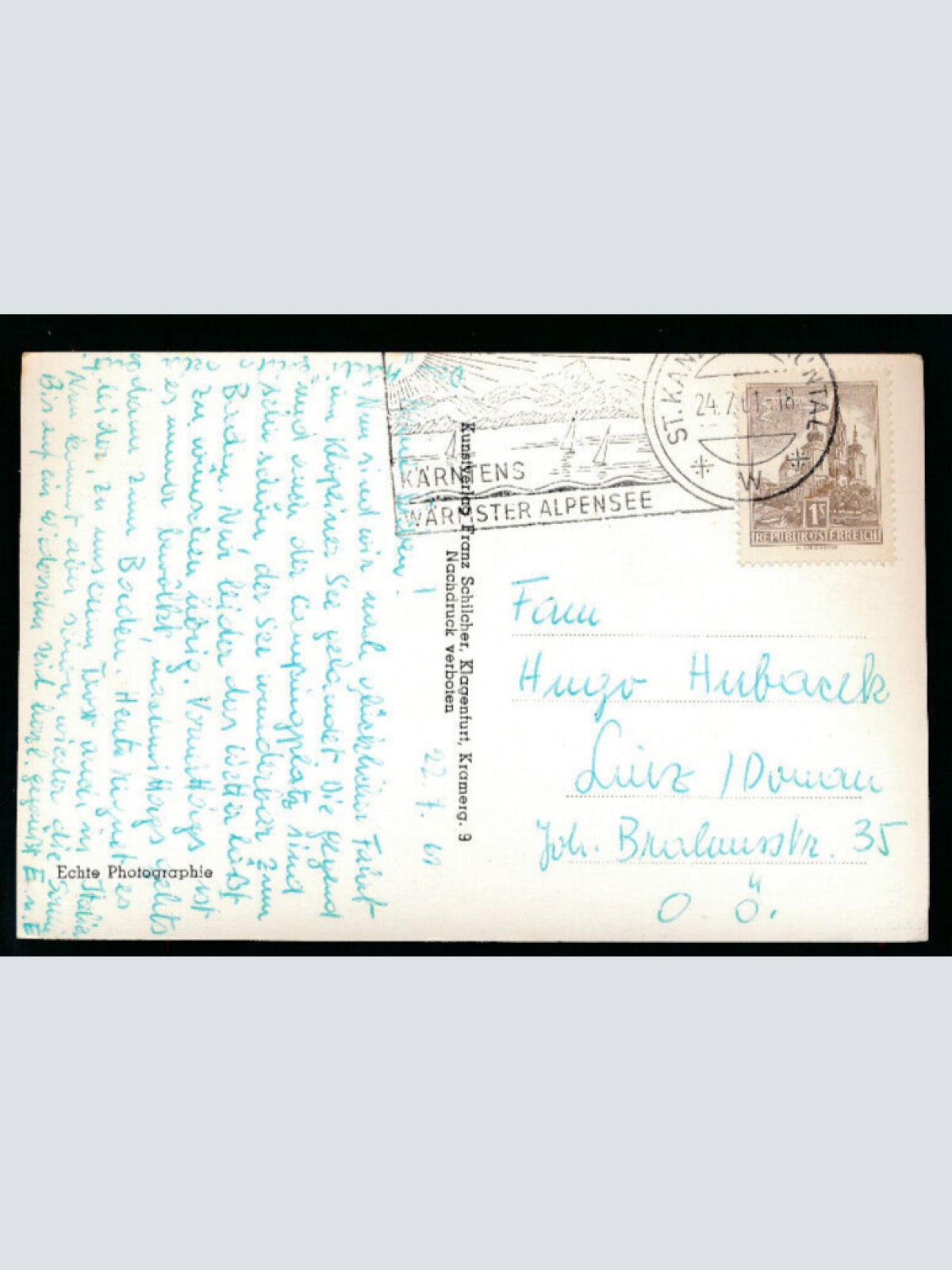 AK am Klopeinersee mit Strandhotel Amerika Kärnten (5017)