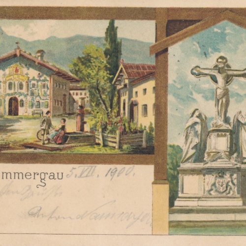 AK, Oberammergau, Bayern, Deutschland (S503)