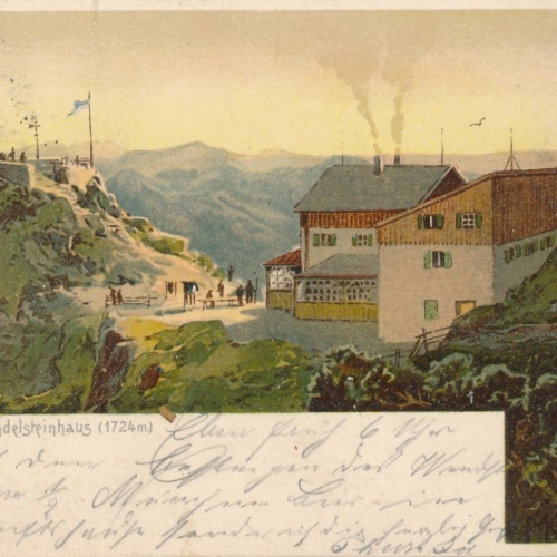 AK, Gruß vom Wendelsteinhaus, Bayern, Deutschland (S506)