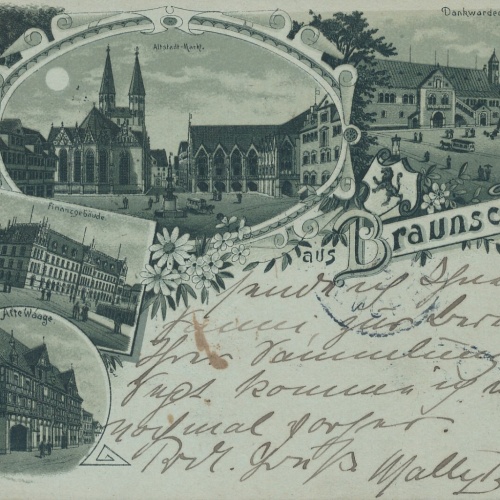 AK, Gruß aus Braunschweig, Niedersachsen, Deutschland (S508)