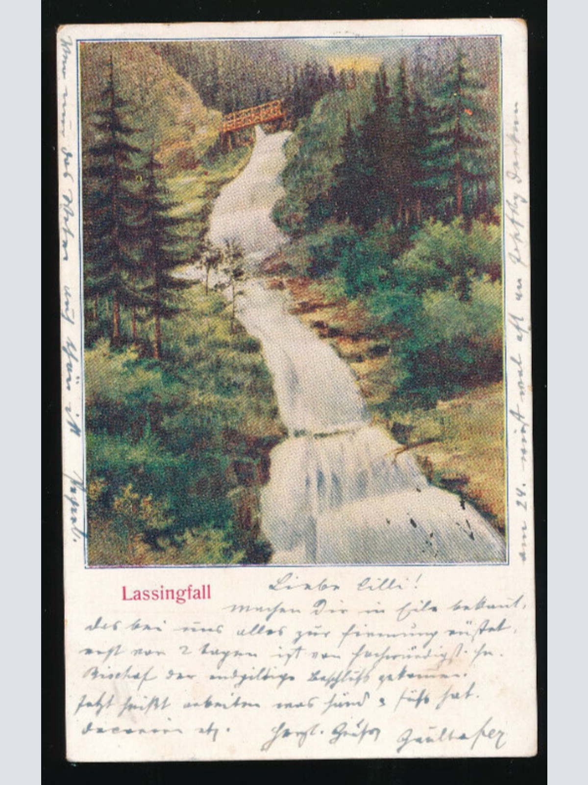 AK vom Lassingfall Niederösterreich (5023)