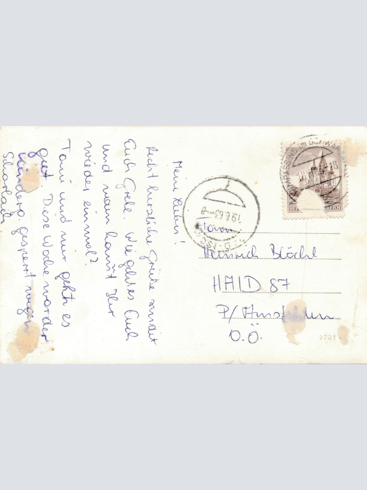 AK, Wimpassing im Schwarzatal, Niederösterreich (S858)