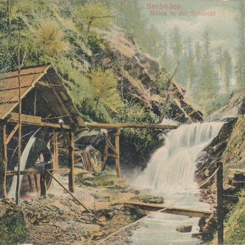 AK, Seeboden, Mühle in der Schlucht, Kärnten (S881)