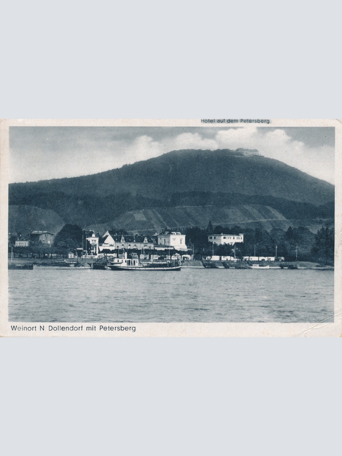 AK, Weinort N. Dollendorf mit Petersberg (S883)