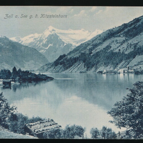AK aus Zell am See mit Kitzsteinhorn Salzburg (5077)