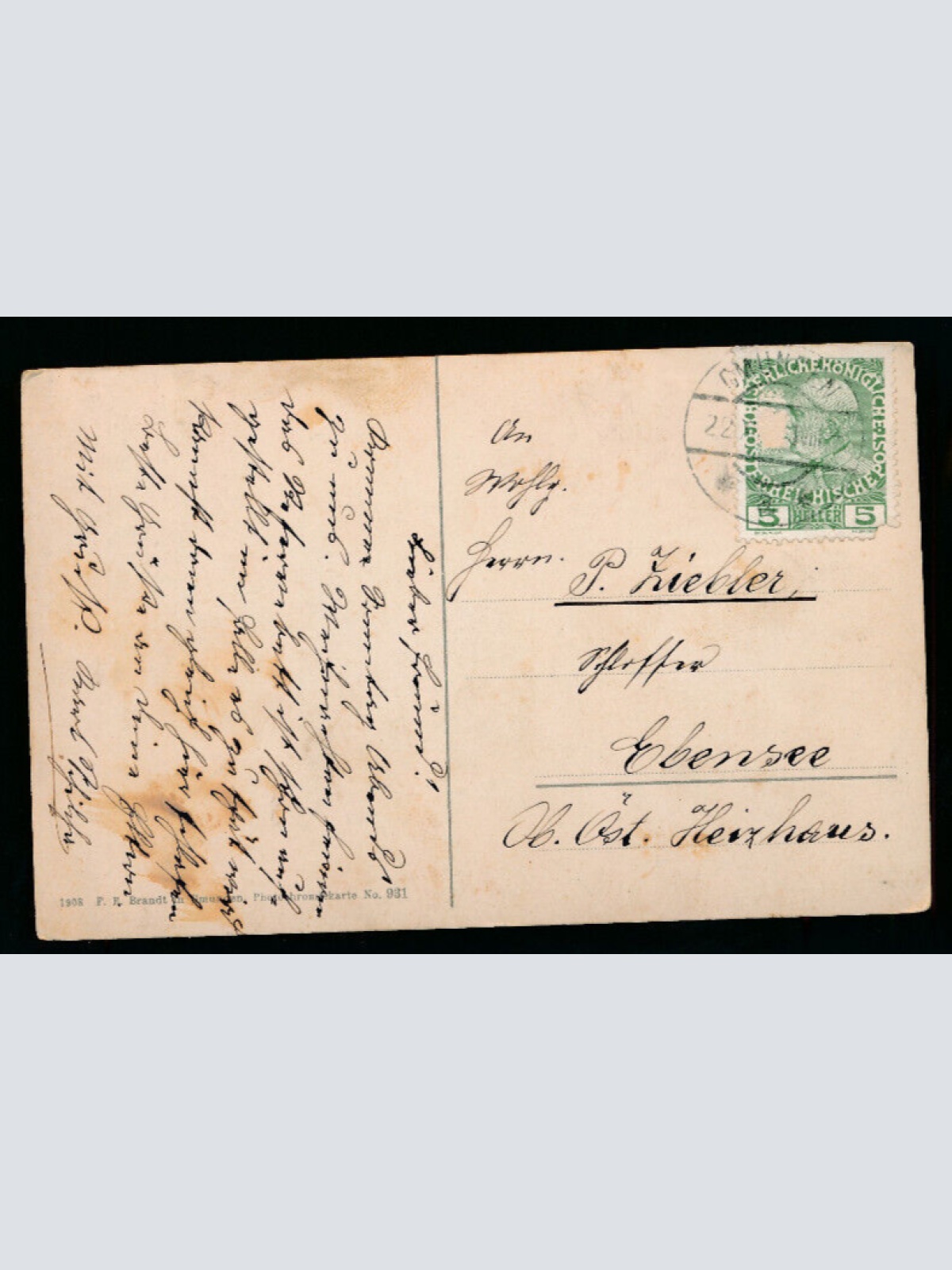 AK aus Gmunden Oberösterreich (5081)