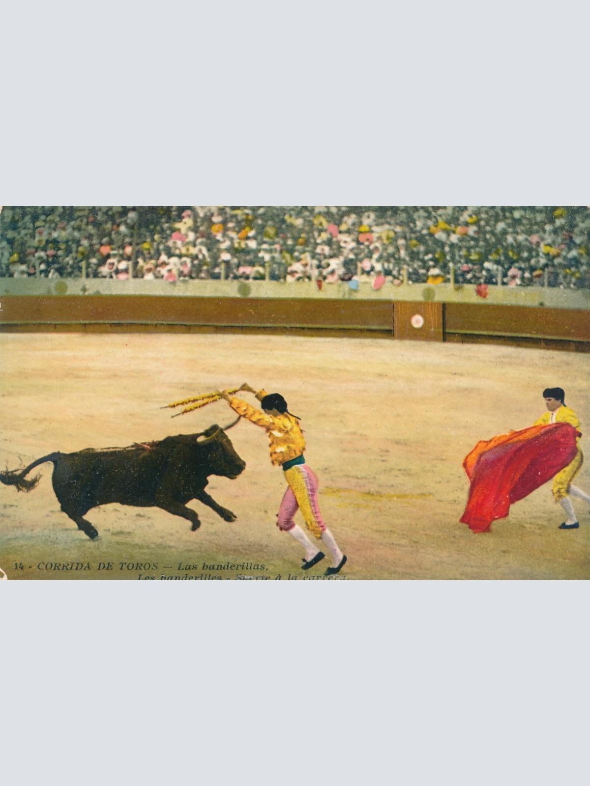 AK, Corrida de Toros, las banderillas, Stierkampf (S826)