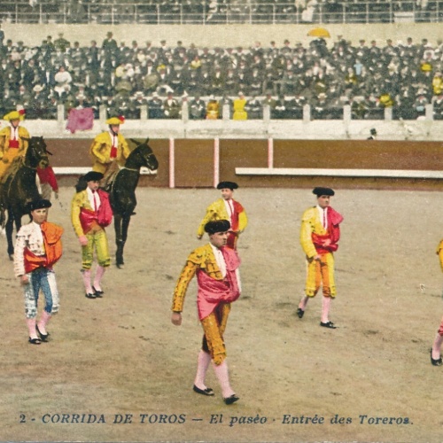AK, Corrida de Toros, El paseo, Entree des Toreros, Stierkampf (S830)