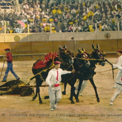 AK, Corrida de Toros, Stierkampf, L'Arrastre (S843)