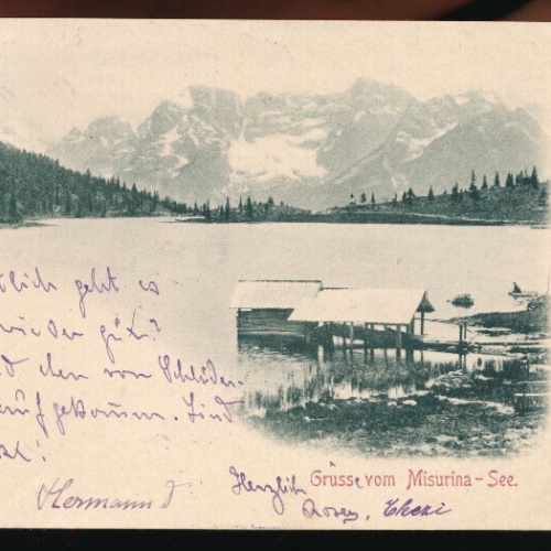 AK vom Misurina - See aus Italien (4886)