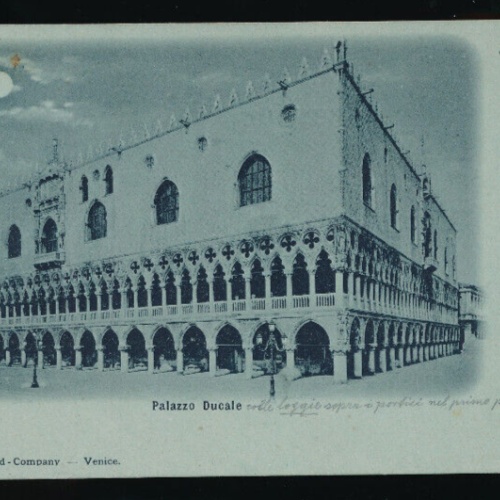 Mondschein-Karte aus Venezia Palazzo Ducale Italien (4936)