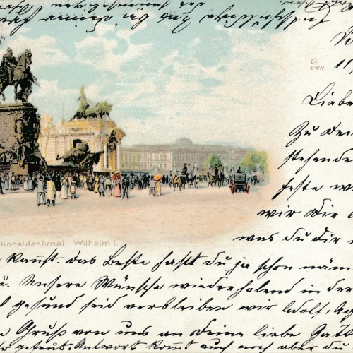 AK, Berlin, Nationaldenkmal, Wilhelm I.  (S714)