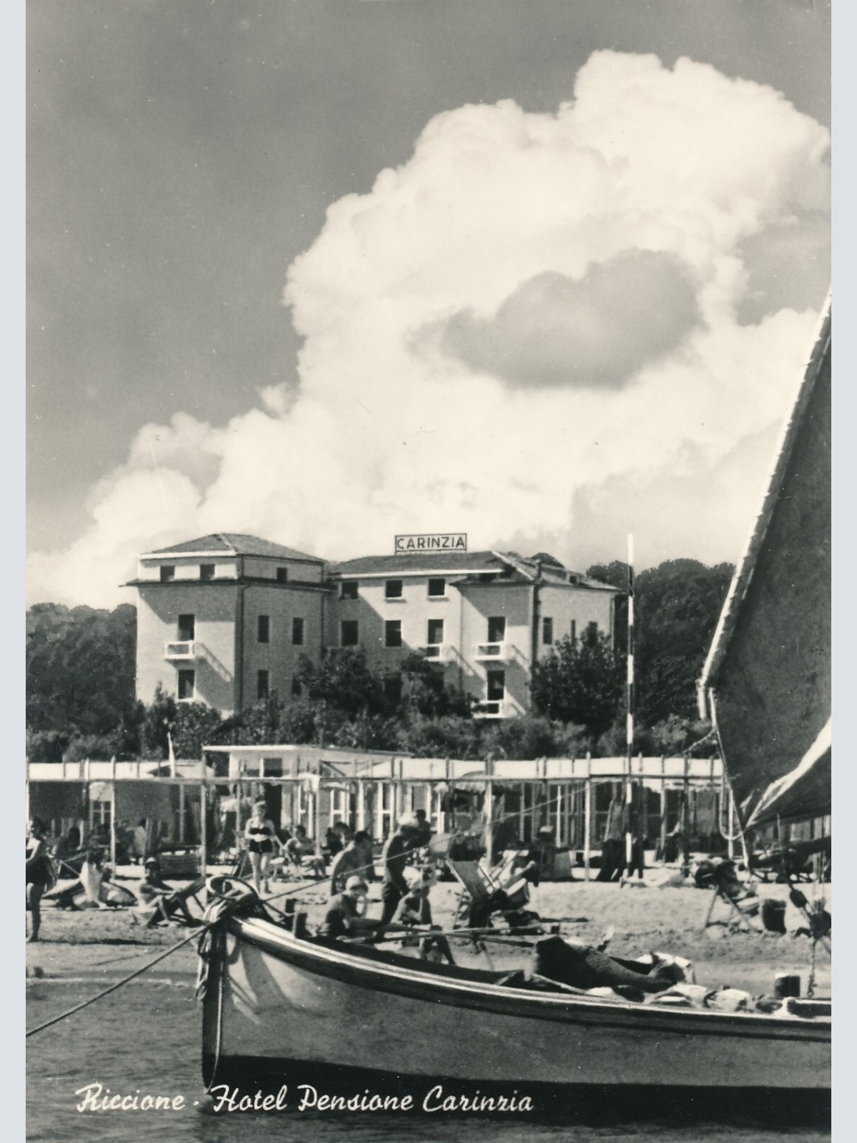 AK, Riccione, Hotel Pensione Carinzia, Italien (S1013)