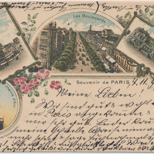 AK, Frankreich, Souvenir de Paris, Les Boulevards, Le Palais Royal (S730)