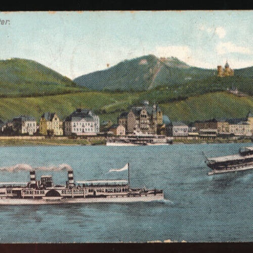 AK aus Königswinter mit Dampfer Nordrhein - Westfalen (5217)