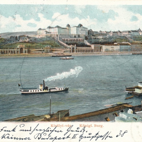 AK, Budapest, Königl. Burg, Ungarn (S684)