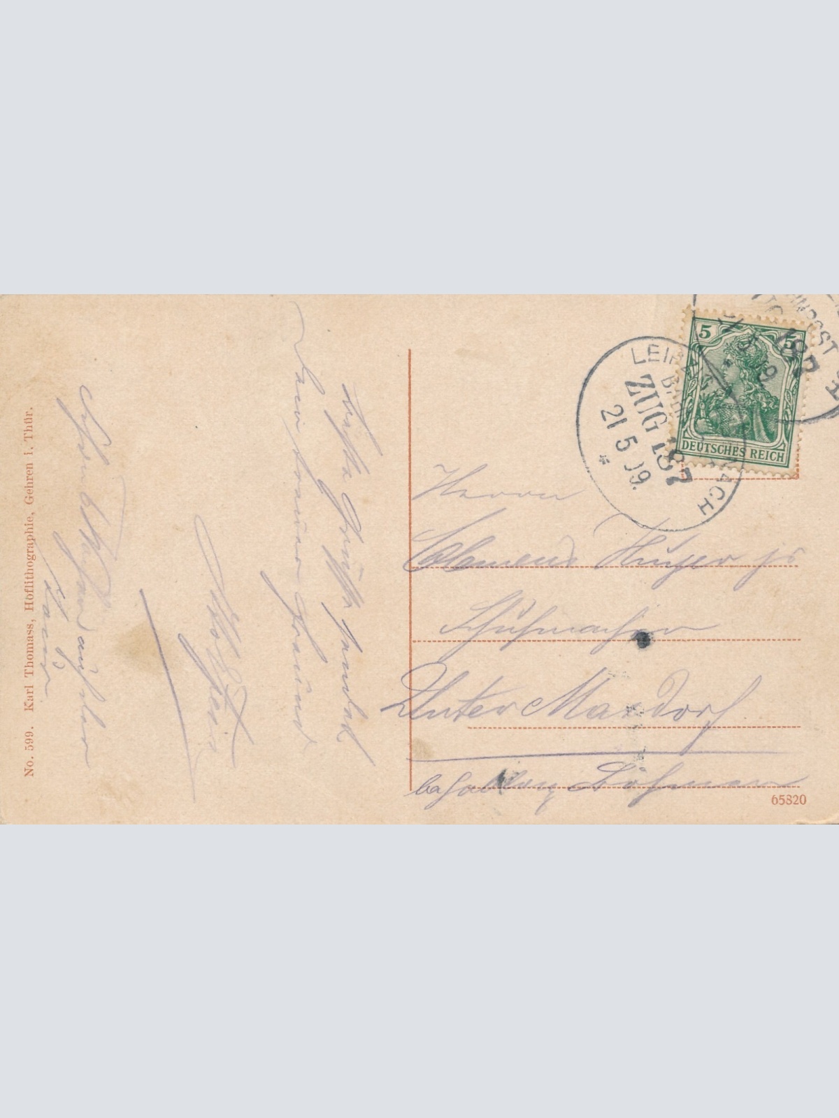 AK, Höhenluftkurort Großbreitenbach in Thüringen (S1021)