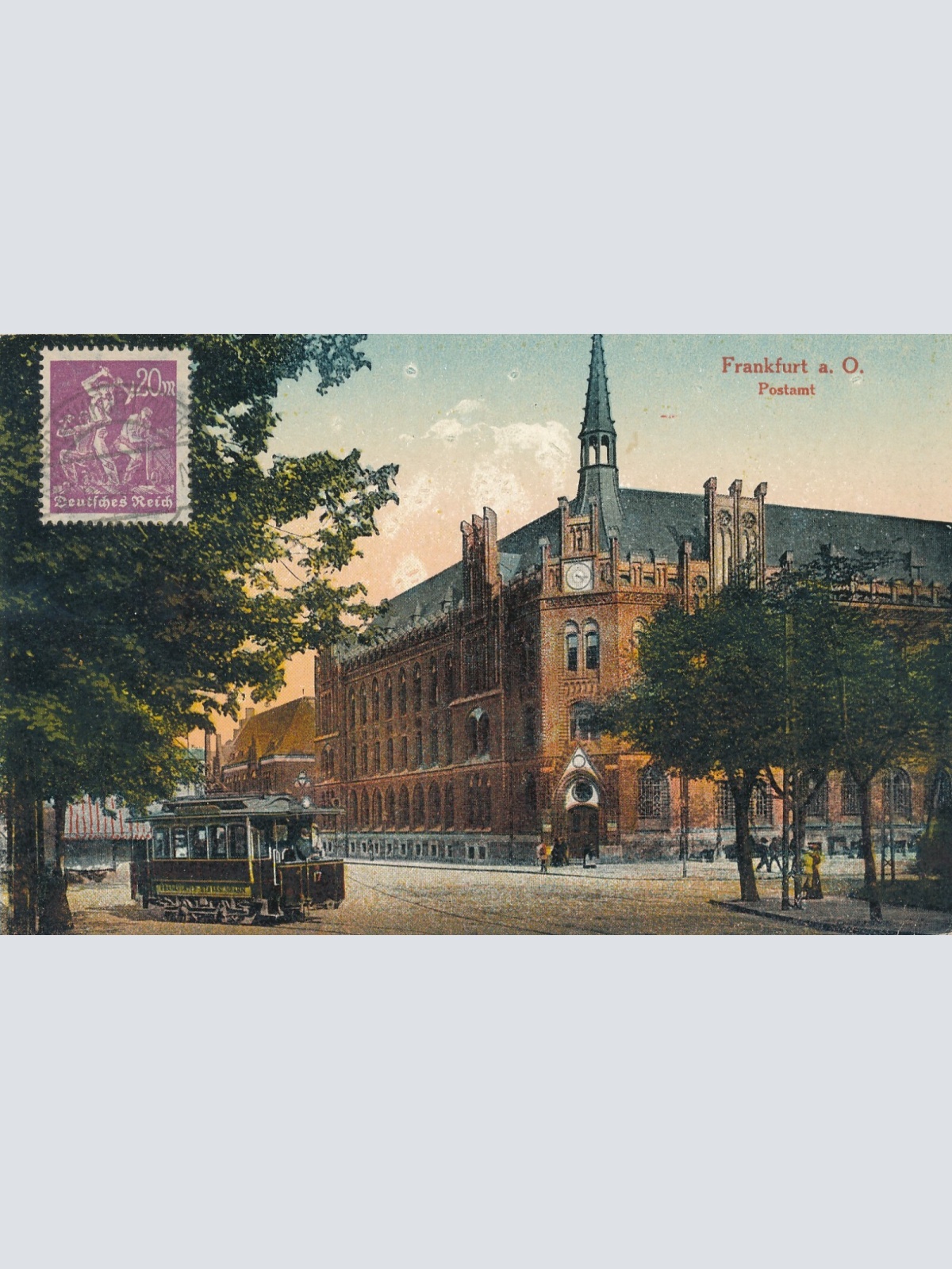 AK, Frankfurt Oder, Postamt, Brandenburg (S1022)