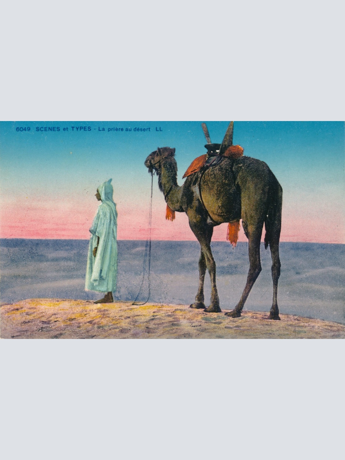 AK, Scenes et Types - La priere au desert (S669)