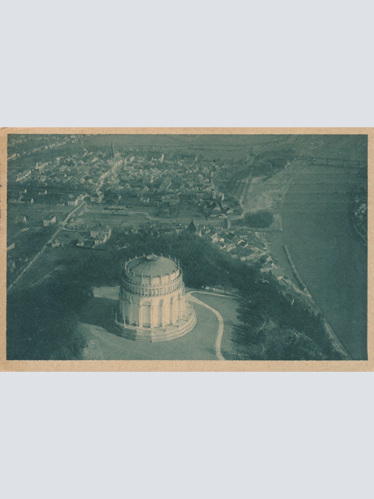 AK, Nr. 656 Flugzeugaufnahme von Kelheim an der Donau, Bayern (S1000)