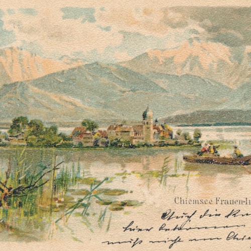 AK, Chiemsee Frauen-Insel, Bayern (S709)