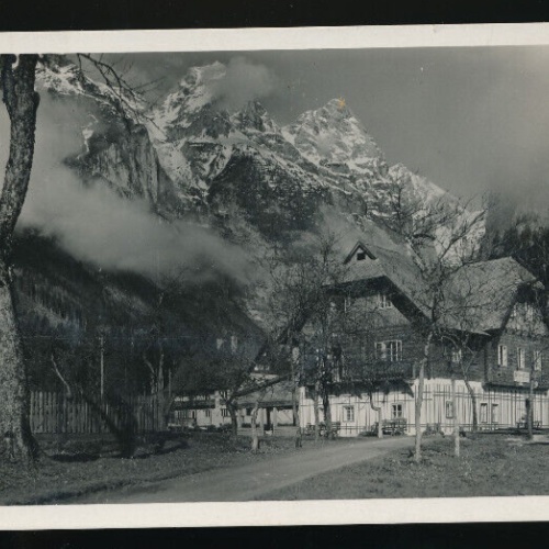 AK aus Hinterstoder mit Gasthof Dietlgut Oberösterreich (5246)