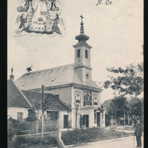 AK aus Maria Ellend an der Donau mit Liebfrauenkirchlein Niederösterreich (5113)