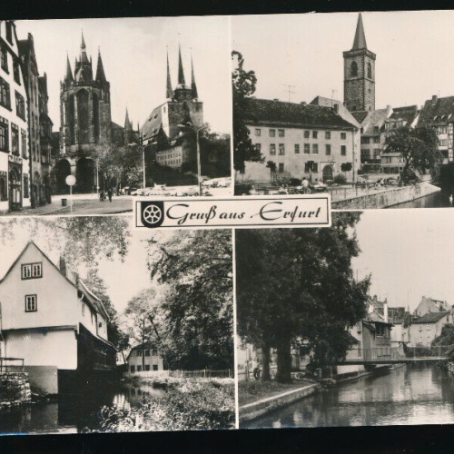 AK aus Erfurt Mehrbildkarte Thüringen (5166)
