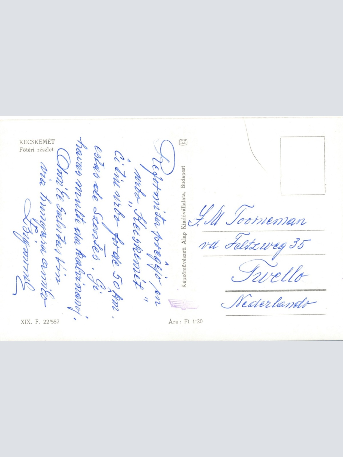 AK, Kecskemét, Ungarn, Foteri reszlet (S942)