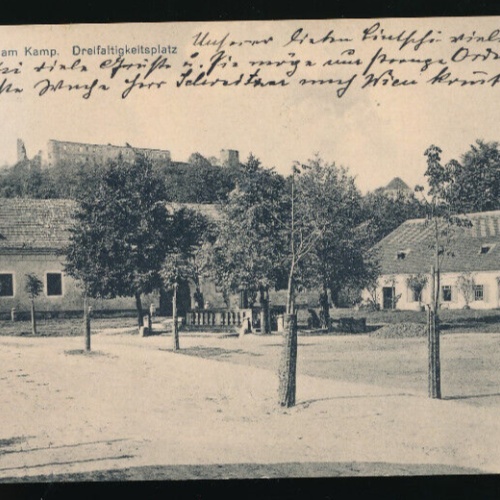 AK aus Gars am Kamp Dreifaltikeitsplatz Niederösterreich (5160)