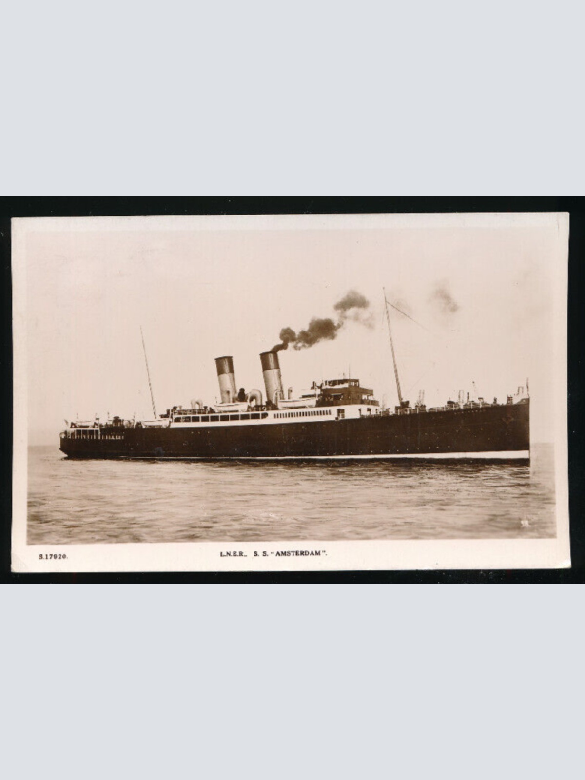 AK vom Dampfer L.N.E.R. S.S. Amsterdam (5469)