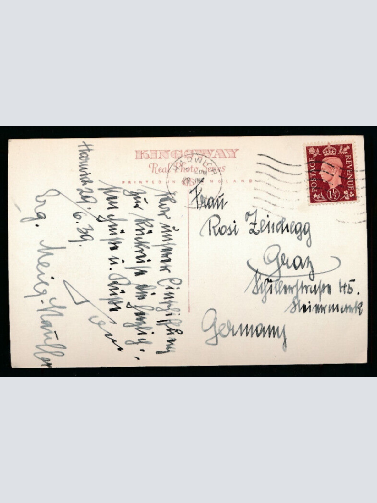 AK vom Dampfer L.N.E.R. S.S. Amsterdam (5469)