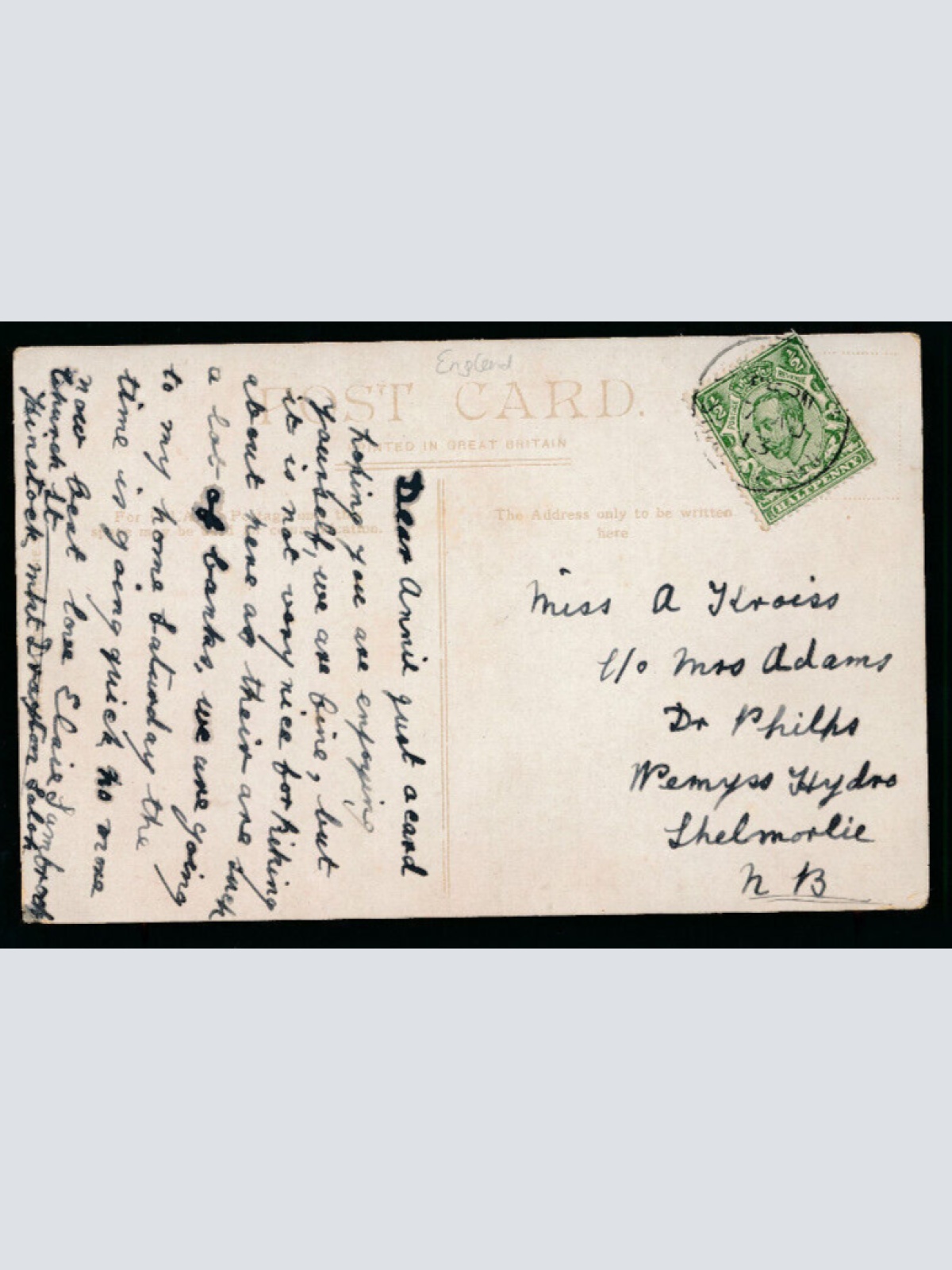 AK aus Warteloo Road Burslem England (5441)