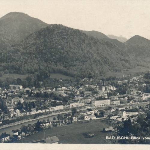 AK, Bad Ischl, Blick vom Siriuskogel, Oberösterreich (S1151)
