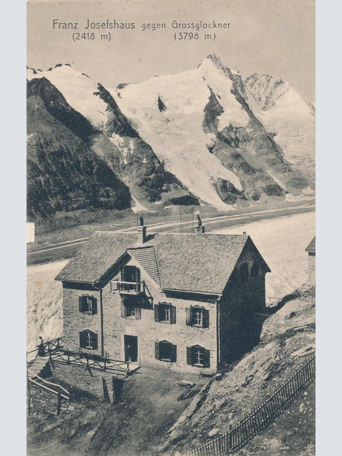 AK, Franz Josefhaus gegen Großglockner, Kärnten (S1108)