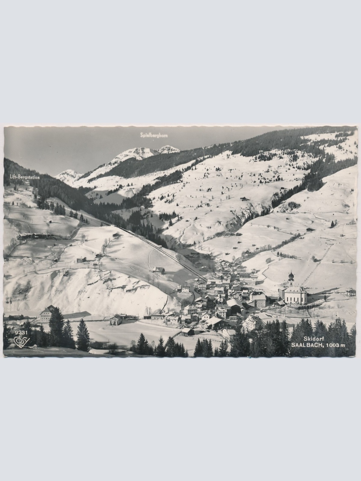 AK, Skidorf Saalbach, Salzburg (S1138)