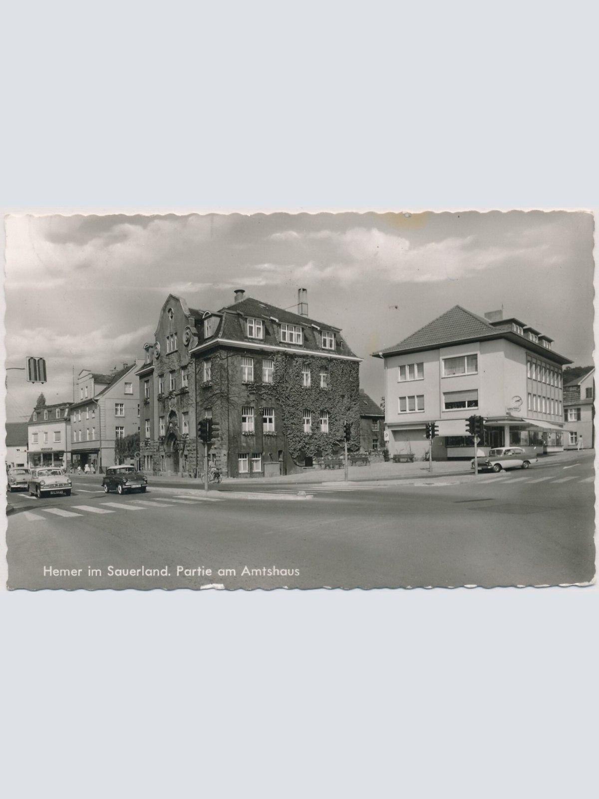 AK, Hemer im Sauerland, Partie am Amtshaus (S1216)