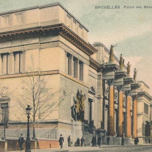 AK, Bruxelles, Palais des Beaux-Arts, Belgien (S1206)