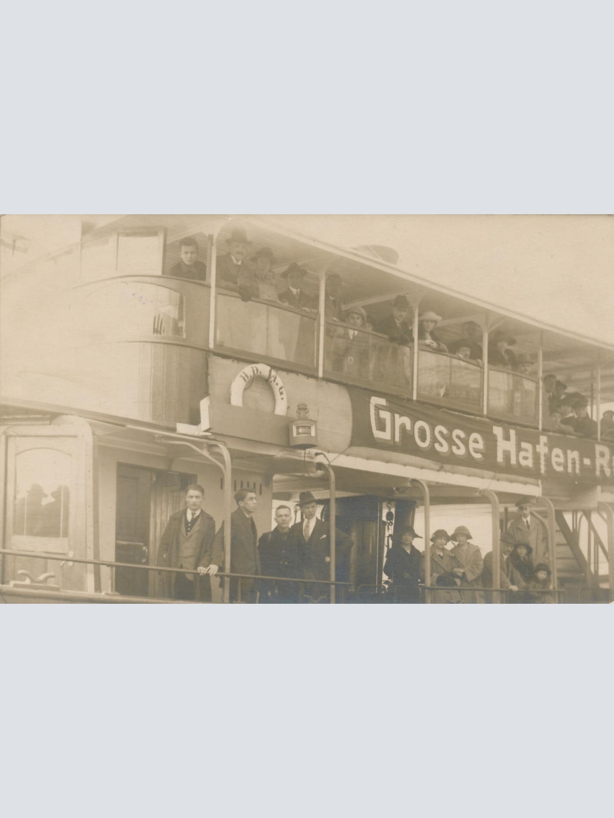 AK, Hamburg, Große Hafen-Rundfahrt (S1244)