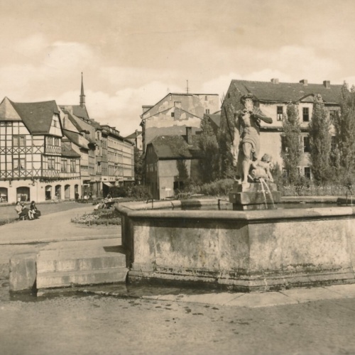 AK, Weimar, Marktplatz, Thüringen (S1252)