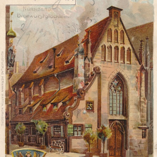 AK, Nürnberg, Bratwurstglöcklein, Bayern (S1231)