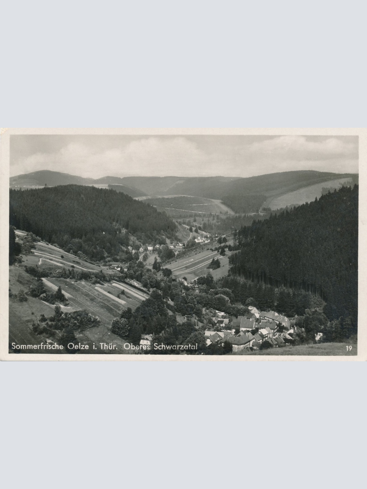 AK, Sommerfrische Oelze in Thüringen, Oberes Schwarztal (S1235)