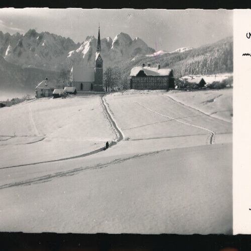 AK aus Gosau Winterkarte Oberösterreich (5490)