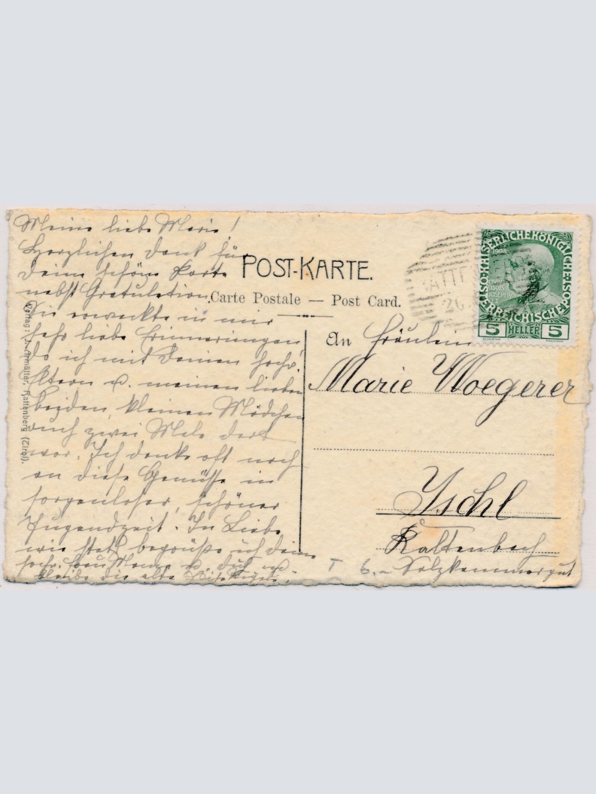 AK, Rattenberg, Tirol (S1171)