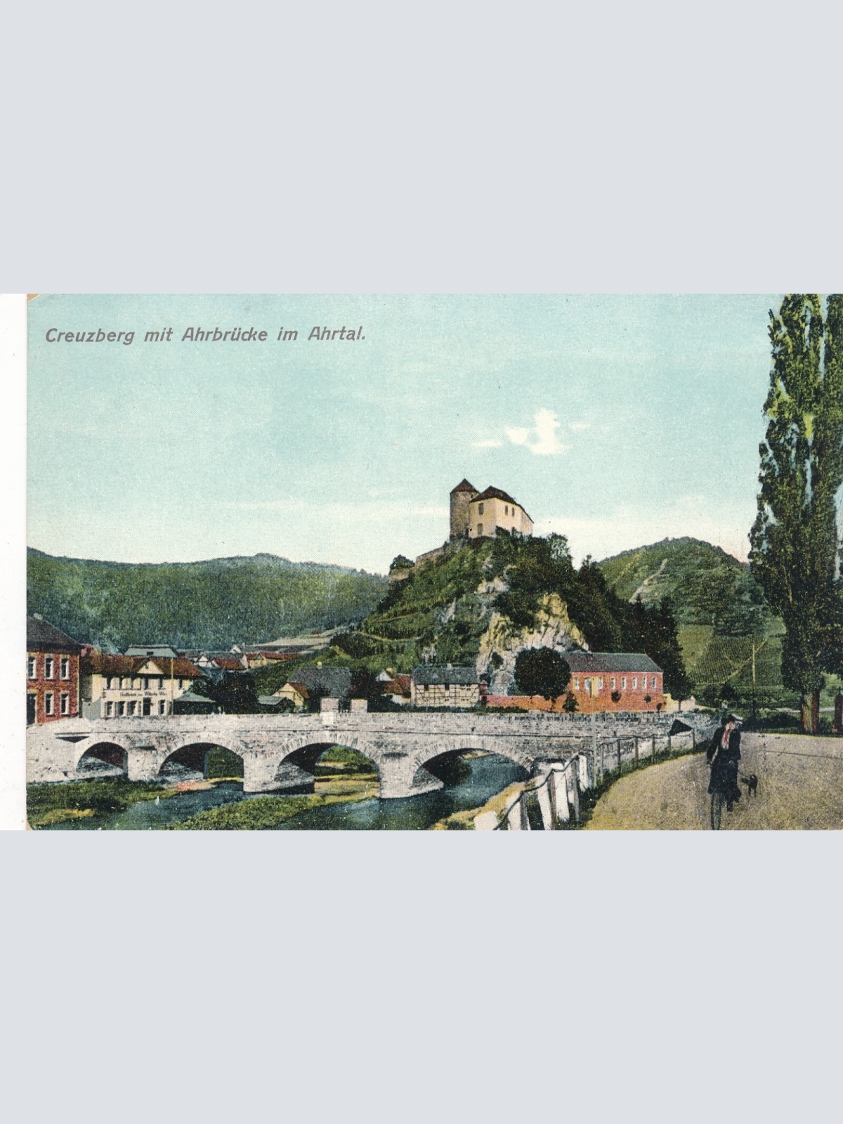 AK, Kreuzberg mit Ahrbrücke im Ahrtal, Rheinland-Pfalz (S1176)